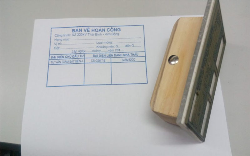Khắc dấu hoàn công